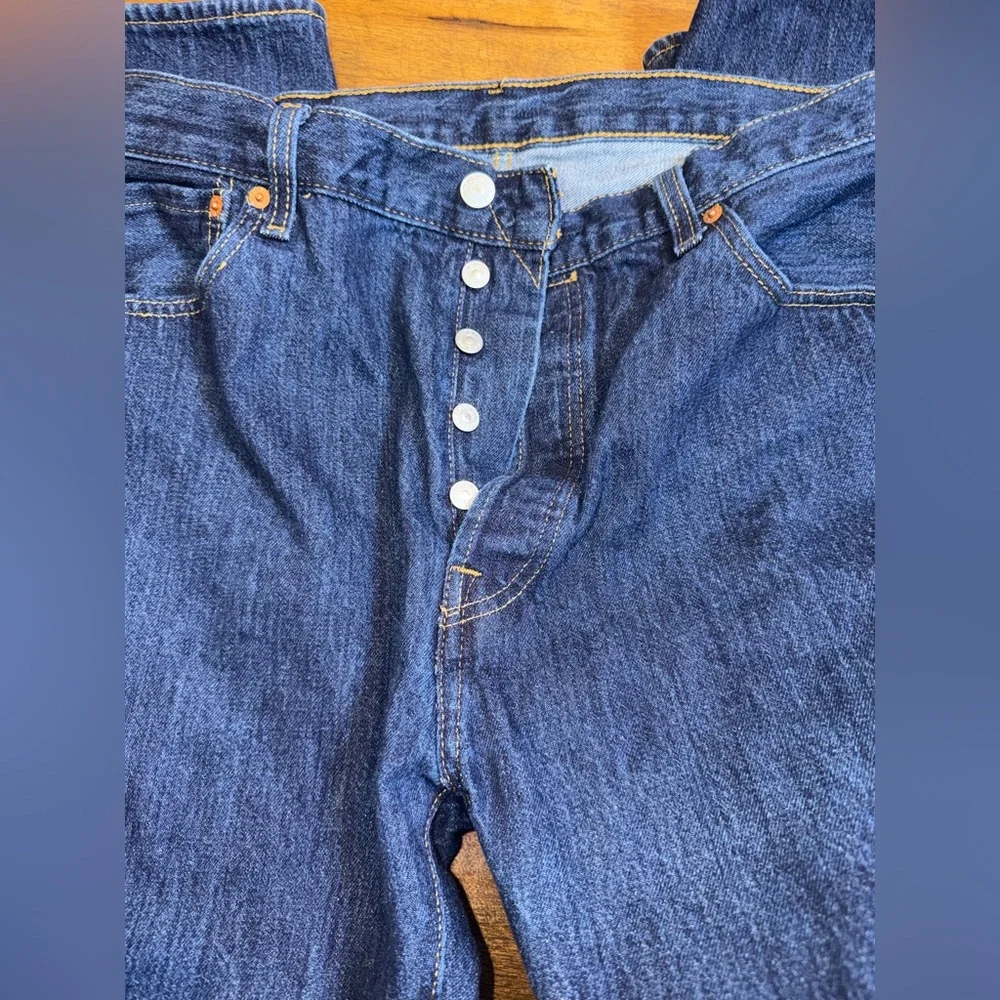 Levi's Dark Indigo Straight Jeans